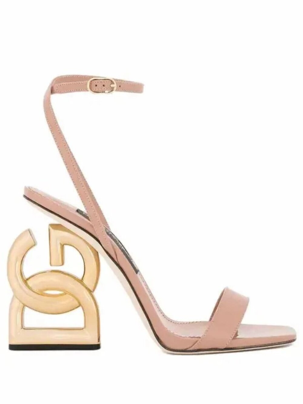 New Dolce & Gabbana keira sandals with Decorative Heel -Size EU - 35.5